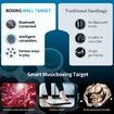 Music Boxing Machine,Smart Bluetooth Wall Mount Boxing Trainer with Gloves Target Workout Equipment for Home,Office,Gym