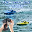 Remote Control Boat for Pools and Lakes, Underwater RC Speed Boat, Mini RC Boats for Kids (Yellow)