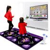 Electronic Dance Mat, Double Dance Floor Mat for Kids, with 105 Dance Songs, 60 Games, USB Connector