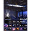 Planetarium Galaxy Projector, 13 in 1 Star Light Projector Starry Sleep Night Light with Dynamic Meteors for Bedroom Decor，Kids Age 6 Up