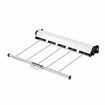 Retractable Clothesline 5 Line Clothes Dryer Airer Rack Wall Mounted Outdoor Wet Dry Laundry Pull Out Air Drying Cord Galvanised Steel 50m