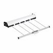 Retractable Clothesline 5 Line Clothes Dryer Airer Rack Wall Mounted Outdoor Wet Dry Laundry Pull Out Air Drying Cord Galvanised Steel 50m