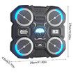Smart Boxing Trainer Music Light Up Board Wall Mounted Home Gym Equipment Gloves Fitness Exercise Machine Kids Age 5+