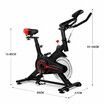 Exercise Bike Stationary Indoor Cycling Bicycle Spin Workout Home Gym Fitness Training Equipment Belt Drive Resistance LCD Monitor iPad Mount