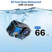4K 60fps Underwater 20Meters Waterproof Action Camera with Image Stabilization, Timelapse Record, Prerecord, Sports Video Camera with WiFi
