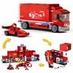 City Repair Truck Building Block Set with Formula Car and Karting F1 Formula Custom Garage,Race Car Custom Garage,Car Tuning Shop 557Pcs