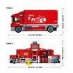 City Repair Truck Building Block Set with Formula Car and Karting F1 Formula Custom Garage,Race Car Custom Garage,Car Tuning Shop 557Pcs