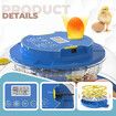 18 Eggs Incubator Hatcher Automatic Double Layer Hatching Machine for Chicken Duck Quail Bird Goose Turkey with Auto Turner Water Adding LED Candler