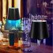 RGB Wireless Bottle Lamp，Wine Bottle Lights, 16 Million Colors Stepless Dimming Bottle Lamp Shade, for Decorating Living Rooms, Parties, Bars, Black