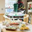 3pcs Insect repelling Christmas tree Fly Fan Retractable Indoor Outdoor