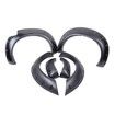 Black Aggressive Fender Flares Jungle Guard Wheel Arch Black Fit Toyota Hilux Vigo 2005-2012