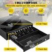 Cash Register Drawer 16" 12 V for POS System with 5 Bill 6 Coin Cash Tray Removable Coin Compartment & 2 Keys Included RJ11/RJ12 Cable