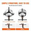 3-Jaw Lathe Chuck 100 mm Self-Centering Lathe Chuck 2 -100 mm Clamping Range with T-key Fixing Screws Reversible Jaws for Lathe 3D Printer Machining Center