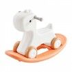 3 in 1 Rocking Horse for Toddlers 1-3 Years Baby Rocking Horse with Detachable Balance Board and 4 Smooth Wheels Support up to 80 lbs HDPE Material