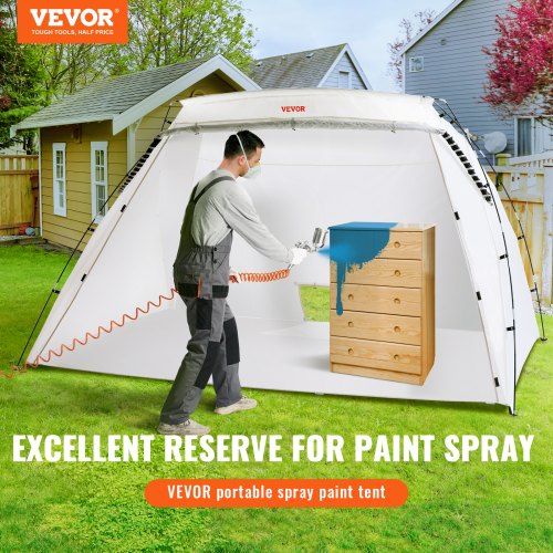 Spray Paint Shelter Spray Paint Tent 10x7x6ft Portable Paint Booth DIY