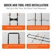 2 Bike Storage Rack Free Standing Gravity Wall Vertical Bike Rack Fully Adjustable Bike Rack Garage Sturdy Steel & Easy Assemble for Garage Living Room