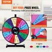 18 inch Spinning Prize Wheel 14 Slots Tabletop Spinner Heavy Duty Roulette Wheel with a Dry Erase and 2 Markers Win Fortune Spin Games