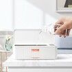 Jewelry Cleaner Ultrasonic Machine Ultrasonic Cleaner Machine 16oz (470ml) with 4 Timer Modes Portable ultrasonic jewelry cleaner with Cleaning Basket
