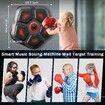 Music Boxing Machine, Electronic Boxing Machine Wall Mounted Music Smart Boxing Target with Boxing Gloves Smart Boxing Game for Kids