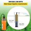 Solar Powered Submersible Pump 24V DC Deep Water Well Pump Submersible Water Pump with 3 m 10 ft Cable for Farm Ranch Household