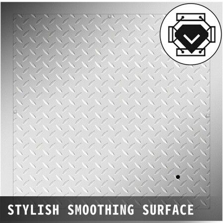 Recessed Manhole Cover 60 x 60 cm Clear Opening Galvanized Steel Drain Cover Overall Size 67 x 67 cm Sealed Square Manhole Cover and Frame Steel Man Hole