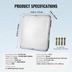 LED Canopy Light 150W 16500LM 5000K Daylight Outdoor Canopy Lighting IP65