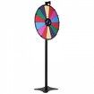 24 inch Spinning Prize Wheel 14 Slots Spinning Wheel Roulette Wheel with a Dry Erase and 2 Markers Tabletop or Floor Standing Win Fortune Spin Games