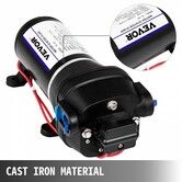 Water Pressure Diaphragm Pump 12V FL-40 High Pressure Diaphragm Water Pump 40PSI Automatic Self Priming Water Pump 17L/MIN Misting Booster Sprayer