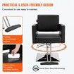 Salon Chair Barber Chair for Hair Stylist Styling Chair with Heavy Duty Hydraulic Pump 360° Swivel Hair Salon Chair with Footrest for Beauty Spa Shampoo Max Load Weight 330 lbs Black