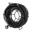 Drain Cleaning Cable 60 FT x 1-1/5 Inch Professional Sectional Drain Cleaner Cable with 6 Cutters for 2.0" to 7.9" Pipes Hollow Core Sewer Drain Auger Cable for Sink Floor Drain Toilet