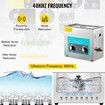 Ultrasonic Vinyl Record Cleaner 6L 40kHz Vinyl Ultrasonic Cleaning Machine Knob Control Record Ultrasonic Cleaner 8 Records Vinyl Sonic Cleaner Stainless Steel Tank w/ Mechanical Heater & Timer