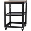 Planer Stand 100 lbs / 45 kg heavy loads Three-Gear Height Adjustable Thickness Planer Tablewith 4 Stable Casters & Storage Space for most planers saws bench-top machines power tools