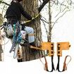 Tree Climbing Spike Set Pole Climbing Spurs W/ Security Lanyard & Harness