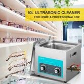 Ultrasonic Jewelry Cleaner with Heater Timer for Cleaning Eyeglass Rings Dentures Music Instruments