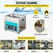 Ultrasonic Jewelry Cleaner with Heater Timer for Cleaning Eyeglass Rings Dentures Music Instruments