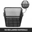 Shopping Baskets with Handles 12PCS Black Metal Shopping Basket Portable Wire Shopping Basket Black Wire Mesh shopping Basket Set