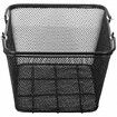 Shopping Baskets with Handles 12PCS Black Metal Shopping Basket Portable Wire Shopping Basket Black Wire Mesh shopping Basket Set