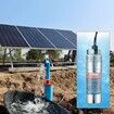 Solar Water Pump DC 120W Submersible Deep Well Pump Max Flow 3.2 GPM Max Head 70 m Max Submersion Depth 30 m Solar Powered Water Pump