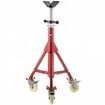 Pipe Stand Pipe Jack Stands with Casters Adjustable Height 28-52 Inch V Head Pipe Stand 882 LB Folding Portable Pipe Stands 1/8 to 12 Inch Pipe