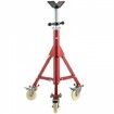Pipe Stand Pipe Jack Stands with Casters Adjustable Height 28-52 Inch V Head Pipe Stand 882 LB Folding Portable Pipe Stands 1/8 to 12 Inch Pipe