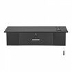 Wall Mount Styling Station Hair Barber Table with 3 Hair Dryer Holders One Lockable Drawer Beauty Salon Equipment for SPA Barber Shop Home & Bathroom Black