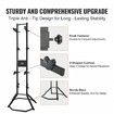 4 Bike Storage Rack Free Standing Gravity Wall Vertical Bike Rack Fully Adjustable Bike Rack Garage Sturdy Steel & Easy Assemble for Garage Living Room