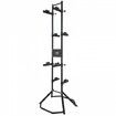 4 Bike Storage Rack Free Standing Gravity Wall Vertical Bike Rack Fully Adjustable Bike Rack Garage Sturdy Steel & Easy Assemble for Garage Living Room