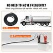 Fuel Transfer Pump 12V DC 10 GPM 8 m Lift Portable Electric Diesel Transfer Extractor Pump Kit with Automatic Shut-off Nozzle Delivery & Suction Hose
