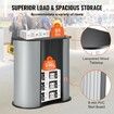 Portable Tradeshow Podium Table 900 x 490 x 940 mm Display Exhibition Counter Stand Booth Fair with Wall Foldable Promotion Retail Bar Table Pop Up