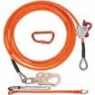 12.7mm Steel Core Flipline 16ft(4.8m) Arborist Flipline for Fall Protection