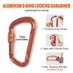 Steel Core flipline 1/2" x 8' Arborist Flipline Flip Line for Tree Climbing with Alloy Steel Snap Hook Aluminum Alloy Carabiner and Extra Tool Lanyard