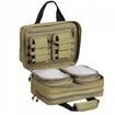 Range Bag for 2 Pistols Tactical Gun Bag 2 Built-in Pistol Bags Brown