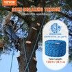 12.7mm Static Climbing Rope 38M(125ft) Outdoor Rock Climbing Rope Blue