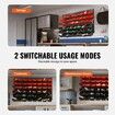 Wall Mounted Storage Bins 48-Bin Parts Rack Organizer Garage Plastic Shop Tool with Wall Panels Tool Organizer for Nuts Bolts Screws Nails Beads Buttons